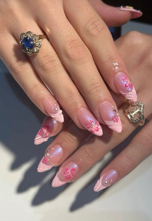 Light pink multi-design set