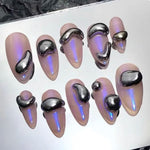 Metallic 3-d nails