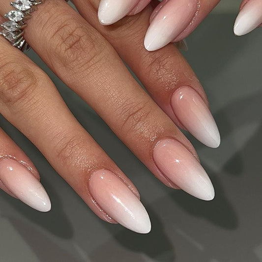 Nude ombre nails