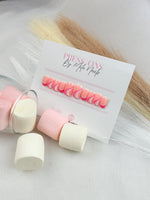 Pink swirls
