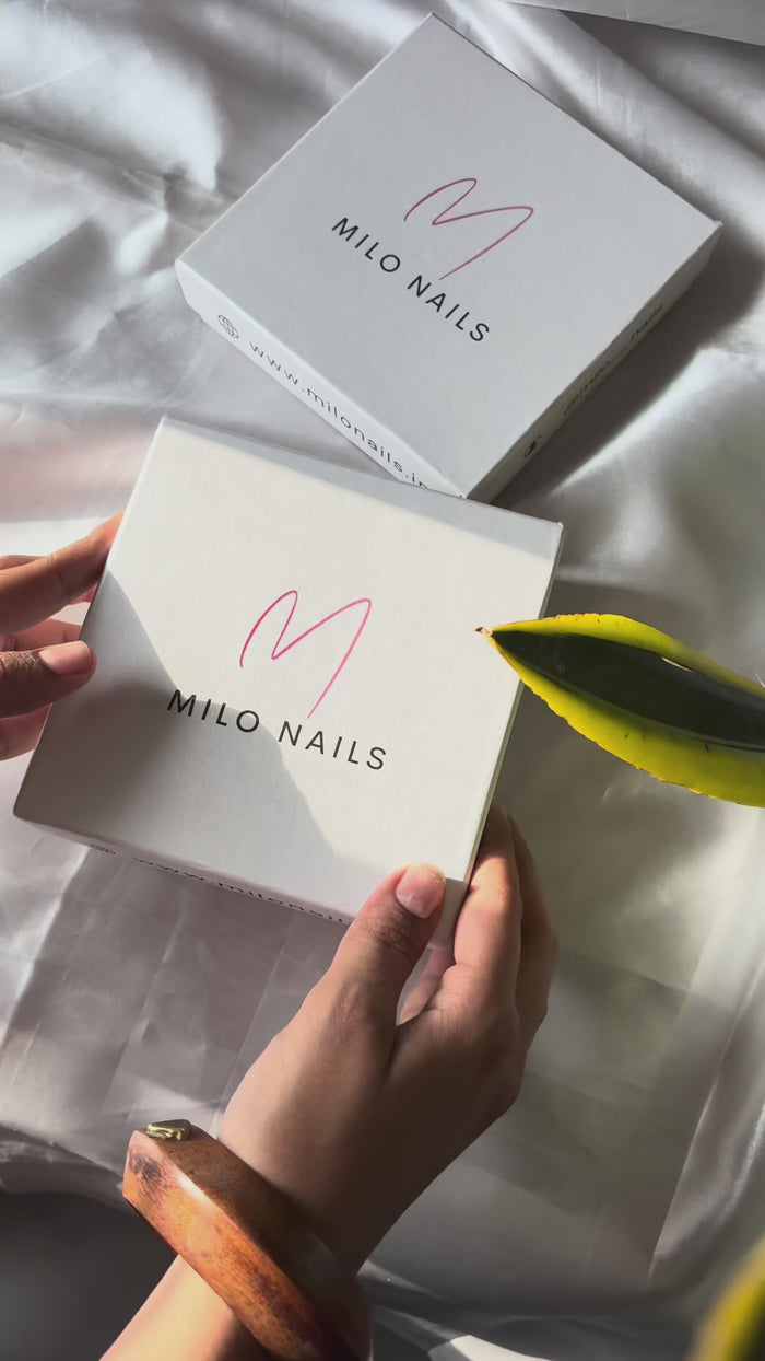 Pearly Whites | Handmade Press On Nails in India – Milo Nails