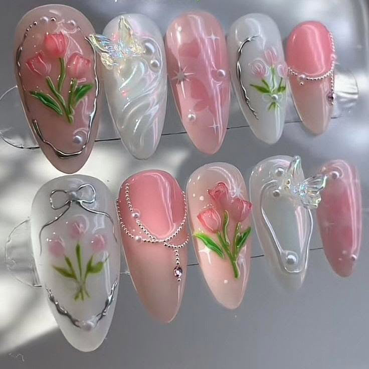 Rose bouquet 3-d set