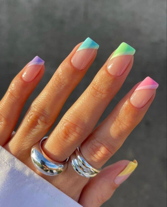 Double multi-colour tips