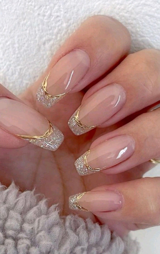 Silver and golden tips
