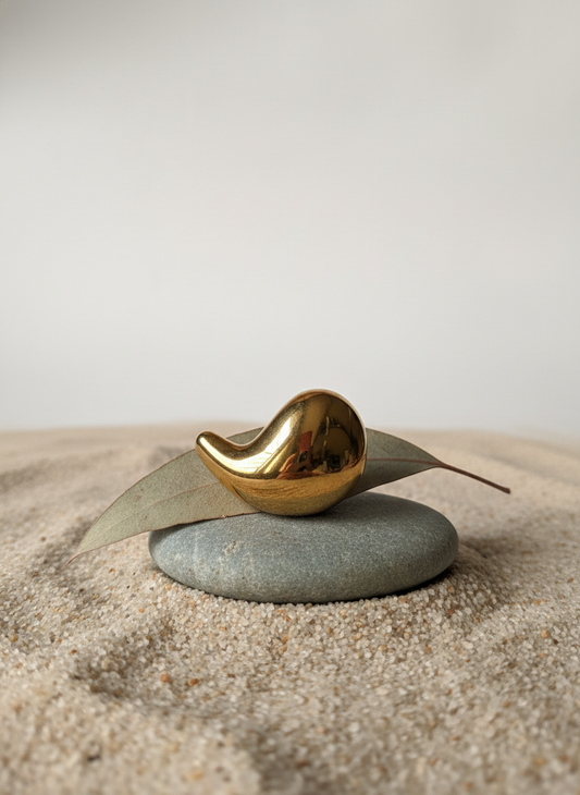 Golden Vega Gold Adjustable Ring – 18K Gold-Plated Feminine Charm