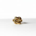 Golden cross Adjustable Ring – 18K Gold-Plated Feminine Charm