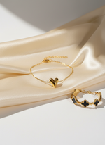 Elegant Heart Bracelet – 18K Gold-Plated Luxury Design