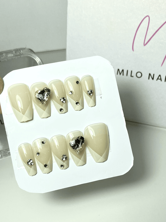 French studded nails (24pcs)