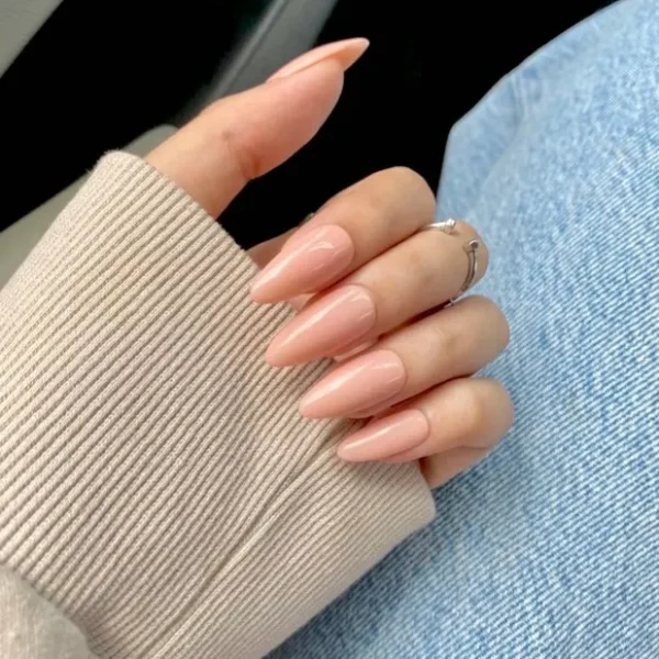 Classic Nude Nails, Press on Nails. by Milo Nails