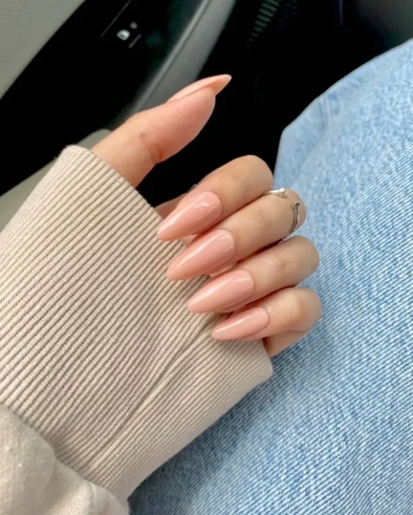 Classic Nude Nails, Press on Nails. by Milo Nails