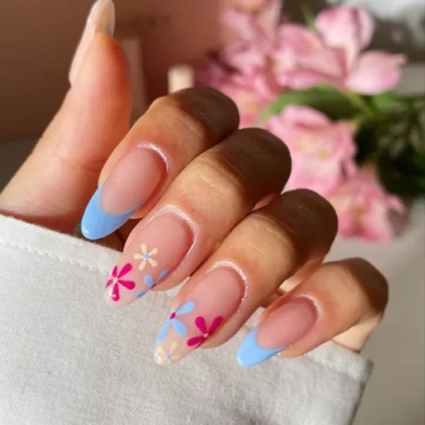 floral nails , press ons by milo nails