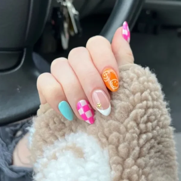 Summer funky nails