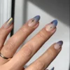 blue metallic ombre