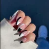 Black and white Nails , Press on Nails. Milo Nails