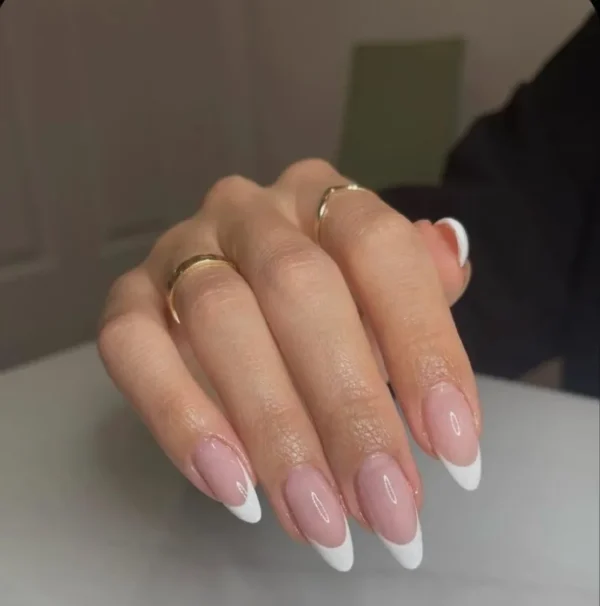 classic french nails/ press ons by milo nails