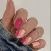 Pink and gold nails | Press on Nails