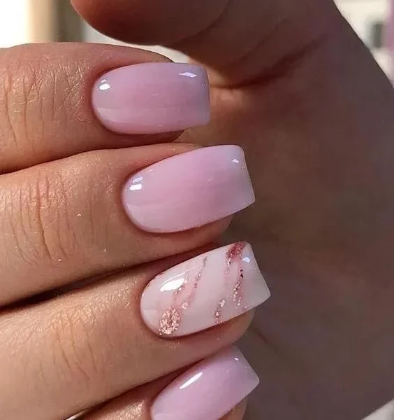 Light pink Marble Nails ? Press on Nails